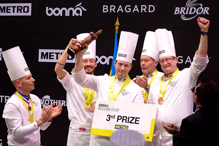 Team Sweden tar brons i Bocuse d'Or