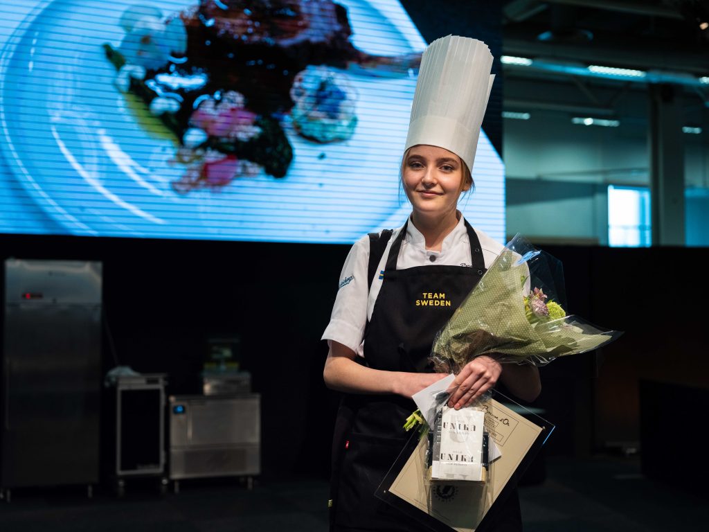 Isabelle Winkler vinnare av Bocuse d'Or Commis Award 2023
