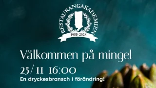 Välkommen på mingel 25/11 16:00 hos oss på Restaurangakademien!

Tema: En dryckesbransch i förändring!
Vi har bjudit in spännande branschpersoner som kommer att prata om den förändrade dryckesbranschen. Vad behöver en dryckesansvarig, krögare, sommelier eller kock ha koll på idag och om 10 år? Vad händer med lagstiftningar, trender och förändrade gästbeteenden? 

Under minglet kommer vi också presentera vår nya sommelierutbildning, bjuda på vin och härliga tilltugg och självklart kommer det finnas grymma lanseringserbjudanden. 

Såklart kostar det inget, men anmäl dig gärna innan så vi har koll på hur många som kommer. Länk i bio
Vi ses den 25:e 💯

#mingel #restaurang #restaurangakademien #sommelier